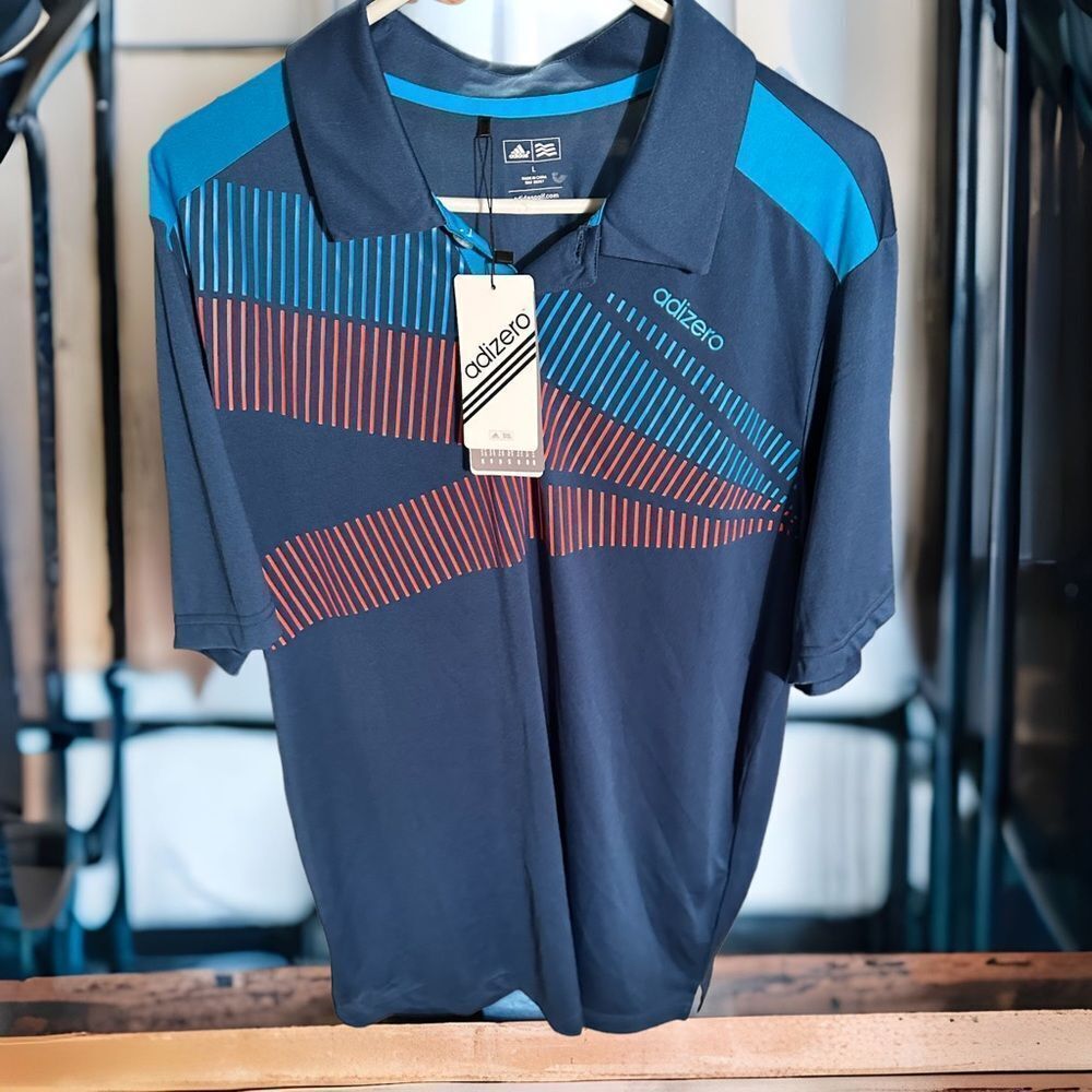 Adizero adidas golf polo. Large - Picture 2 of 9